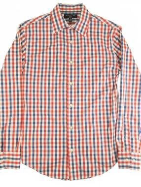 Banana Republic Classic Fit Non-Iron Checkered Shirt Men's S
